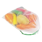 Storage Large Bag Custom Multi Purpose Storage White Nylon Sheer Large Mesh Drawstring Bag For Daily Life
