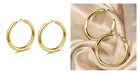 Hoop Earrings Earringshoop Earrings Joycuff 18K Gold Plated Stainless Steel Jewelry Hoop Earrings For Women 2021