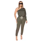 Pants Sexy Jumpsuits Solid Color Pencil Pants Slim Rompers Shoulder Jumpsuit Women