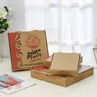 Pizza Box Box Pizza Paper Kraft Paper Biodegradable Take Away Pizza Box