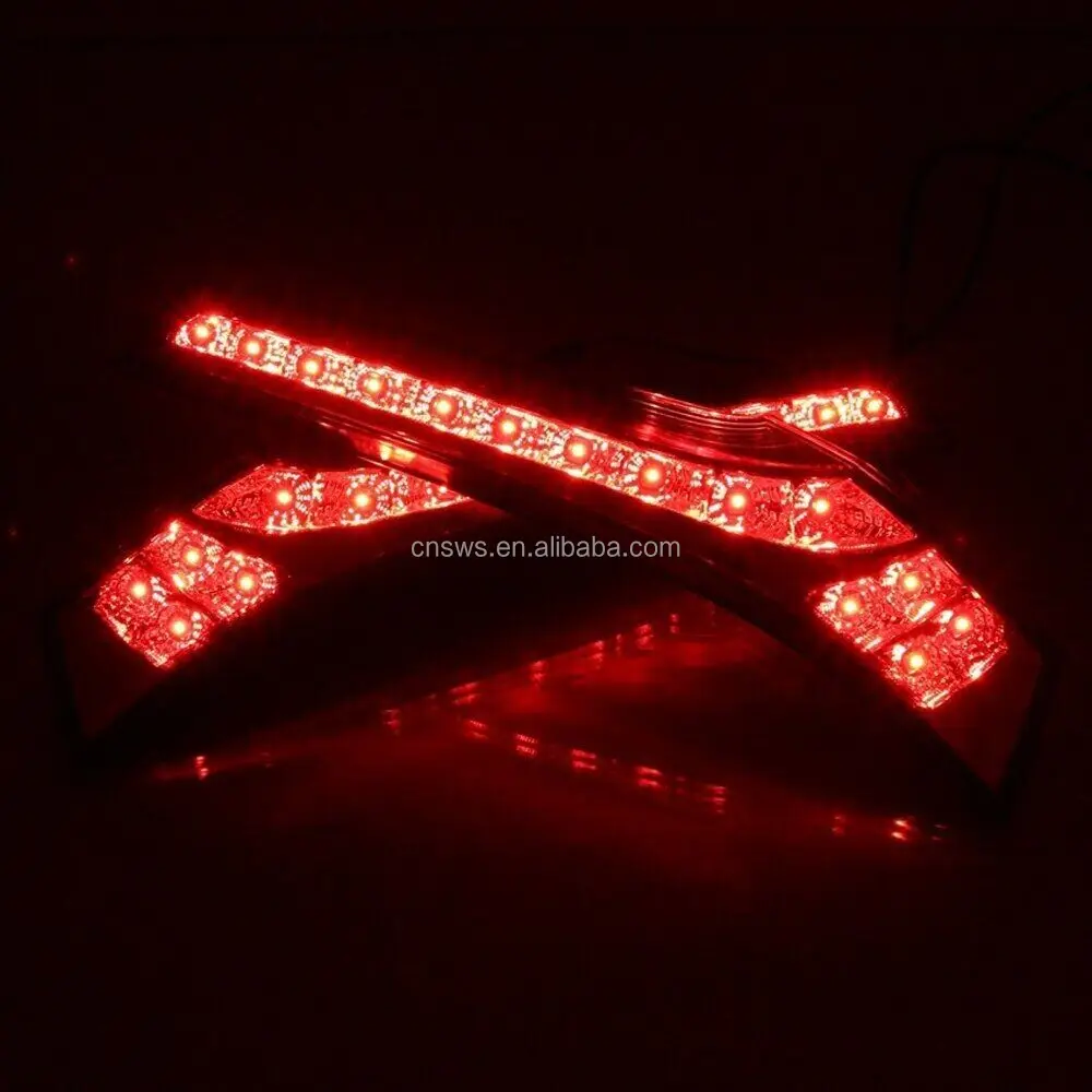 prodotto oem gk5 ricambi auto lampada fanale posteriore a led rosso per fanale posteriore del freno per honda fit jazz 2014 2015 2016 2017439-38