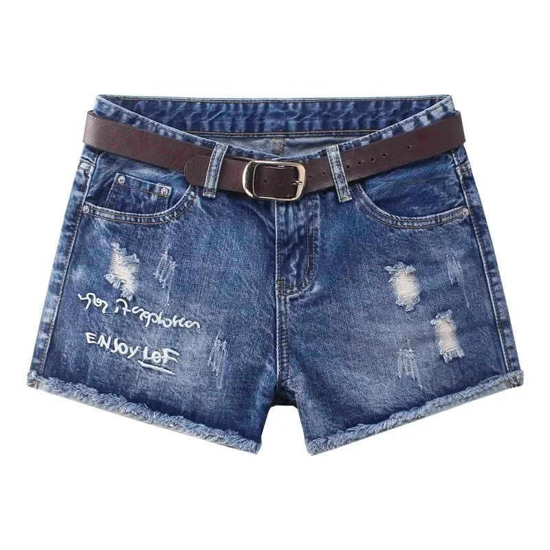 Loose Curling Denim Shorts Women Shorts Mm Large Size Was Women's Jeans Denim Short Hot Pants Shorts Female