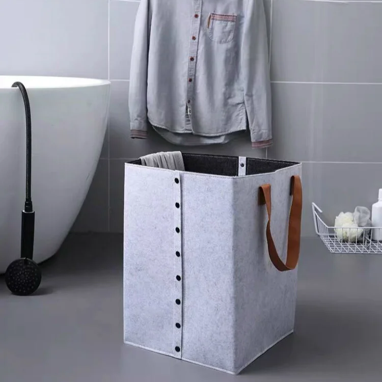 HUAYI  Selling High quality  Fabric Large Canvas storage basket laundry basket