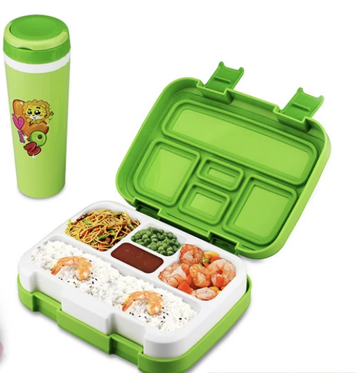 BPA-Free Baby Lunch box Food Container for School Lunches, Microwave Safe Style Compartment Kids Bento Box