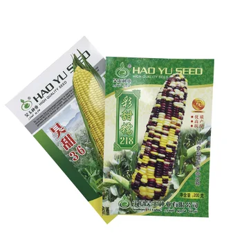 Customized 3 Side Heat Sealed Flower Seed Packet Bag Fruit Vegetable Seed Packaging Bags 100g 200g