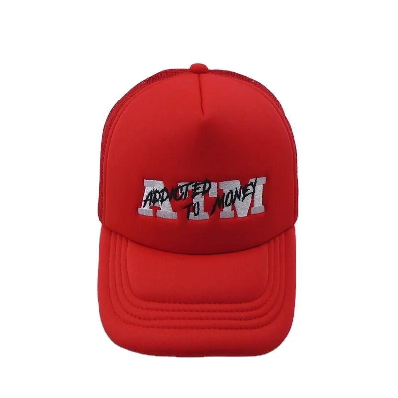 red trucker hat custom