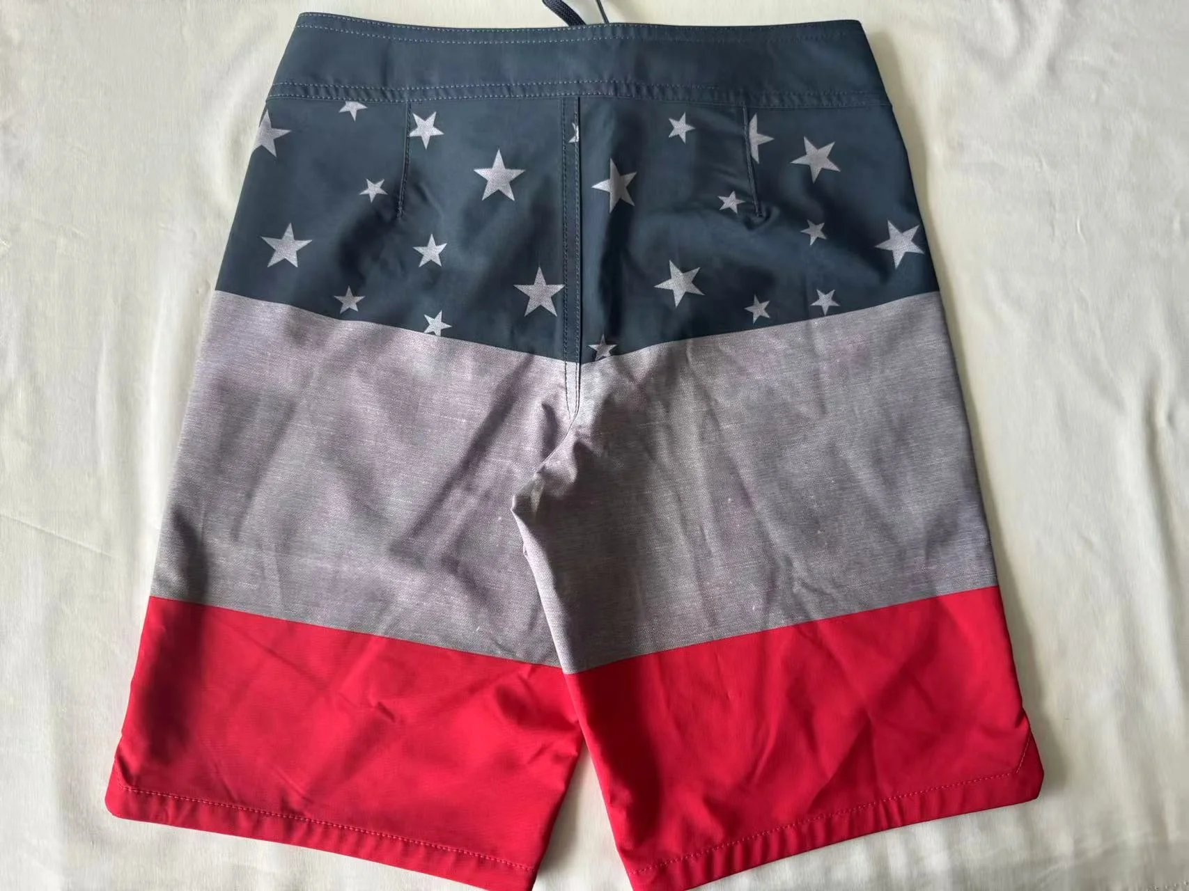 Custom Cartoon Digital Printed 100% Polyester Casual Knitted Worsted Fabric Kids Board Shorts Drawstring Closure Small Children supplier