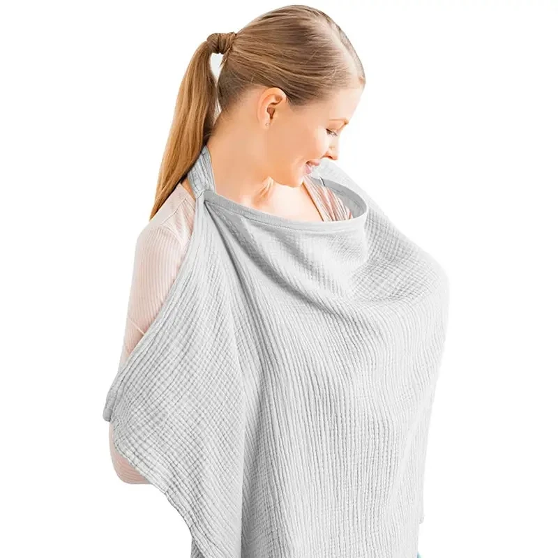 Covers Breastfeeding Clothes Nursing Muslin Nursing Cover 100% Cotton For Baby Breastfeeding
