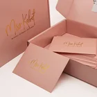 Box Foldable Packaging Box Custom Logo Foldable Apparel Boxes Hair Extension Packaging Mailer Box For Clothing Makeup