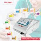 Analyzer Healvet POCT Portable Canine Feline Vet Test Immunoassay Fluorescence Analyzer Veterinary T4 Test Kit