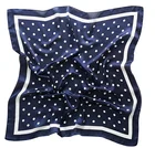 Silk Scarf Hot Slaes Oem Custom Logo Print Square Silk Head Scarf