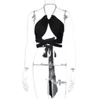Wholesale 2021 Sexy Hanging Neck New Hollow Back Binding Bottom Vest Women
