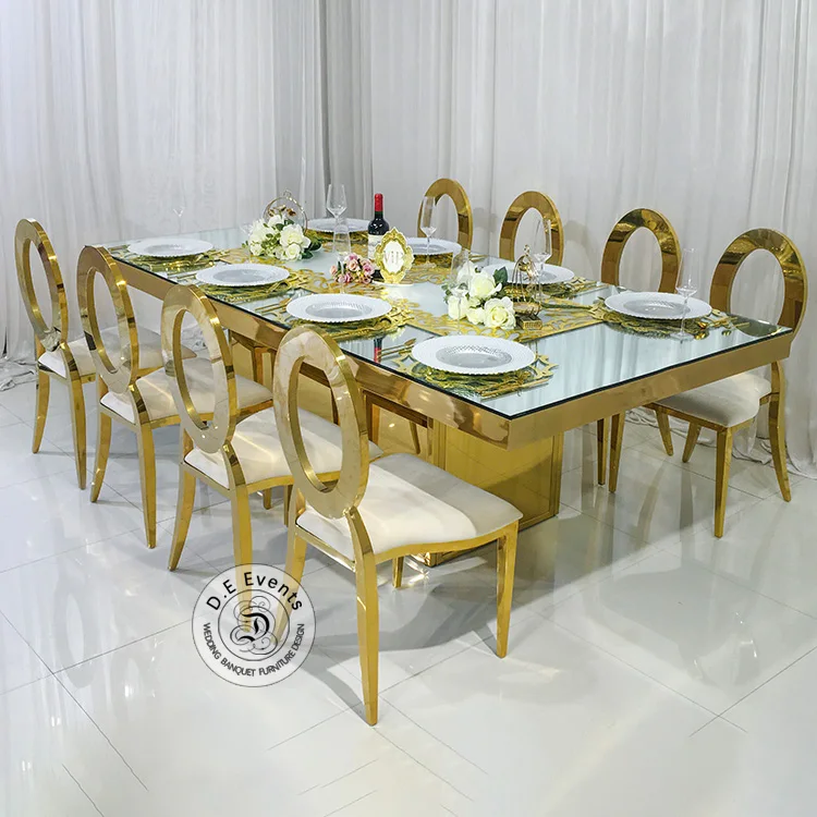 stainless steel wedding table