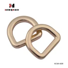 For Leather Shoe Buckle Buckle Factory Wholesale Hot Selling Custom Zinc Alloy D Ring Buckle For Leather Handbag Garment Shoe