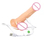 Penis High Frequency Vibration Swing Simulation Penis Male And Female Adult Sex Toys Dildo With Vibrator