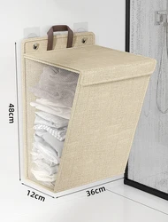 Multi-functional Clothes Storage Basket Storage Large Capacity Foldable Home Dormitory Arangement Wall Hanging Laundry Basket