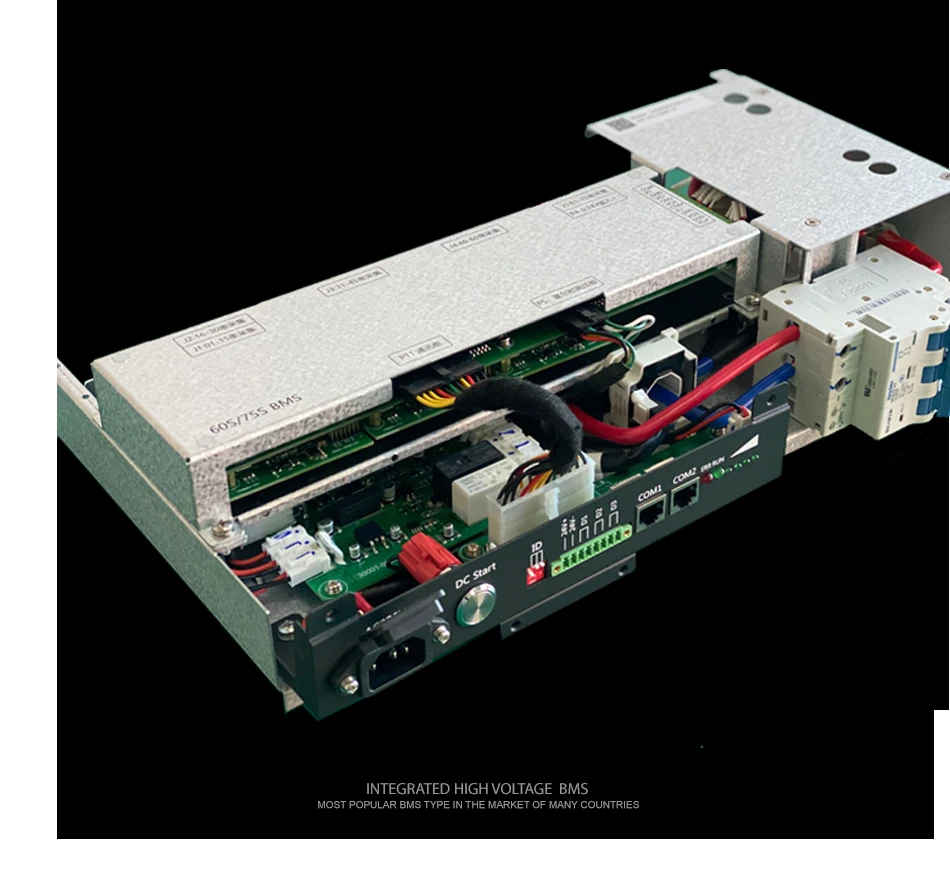 166.4V 52S 100A Battery Management System with Master-Slave Integrated Design for LiFePO4 Battery Packs and 3-Year Warranty