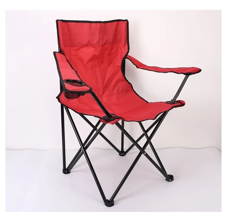 Portable Folding Heated Outdoor Foldable Camping Beach Fishing Chairs with Padded Hard Armrest