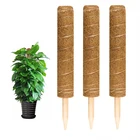 Garden 45cm Coconut Plant Stick Coco Coir Moss Pole For Garden Support Extension