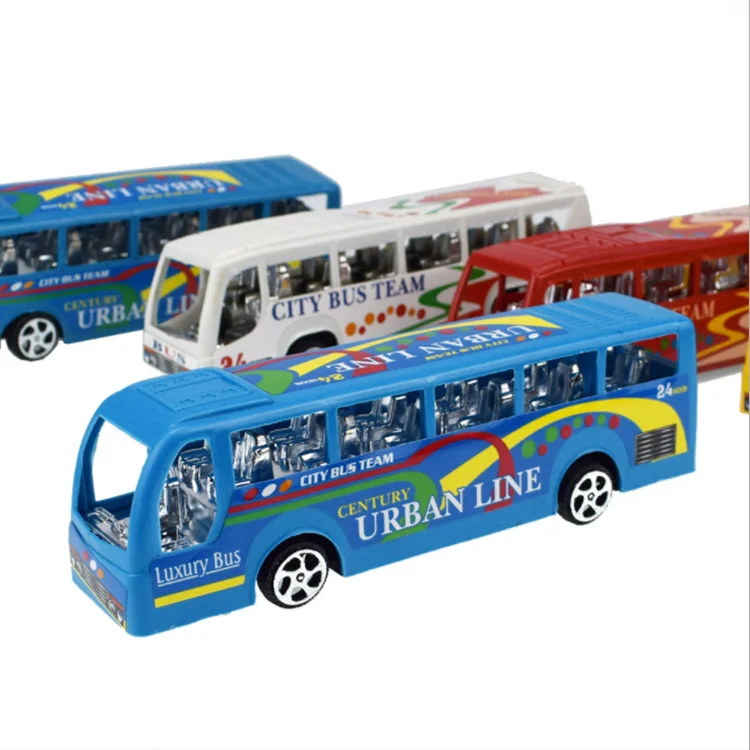 Jn2019 Children's fun and resilience bus toy car for kids