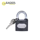 Lock Eader Anti Theft Waterproof Black Plastic Iron Padlock Brass Lock Cylinder High Safety 38mm Door Padlock