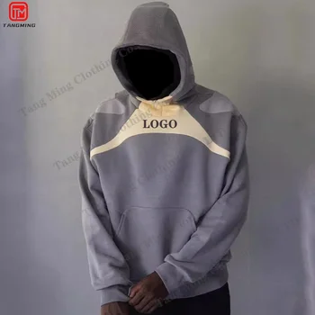 Customize Men's Hoodies & Sweatshirts Heavyweight French Terry Oversized Y2k Boxy Hoodie 100% Cotton Men Hoodies