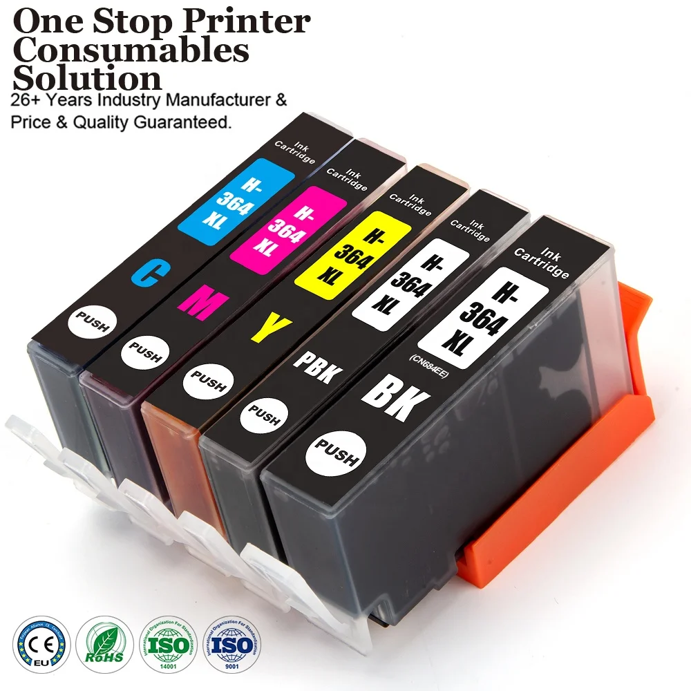Het beste druk Matig Ink-power 364 Xl 364xl Premium Compatible Color Inkjet Ink Cartridge For  Hp364 Xl For Hp Photosmart C6380 C5380 3520 Printer - Buy Best Multi-pack  Black Cartridhe Cartouche D Encre D'encre Tinta Print