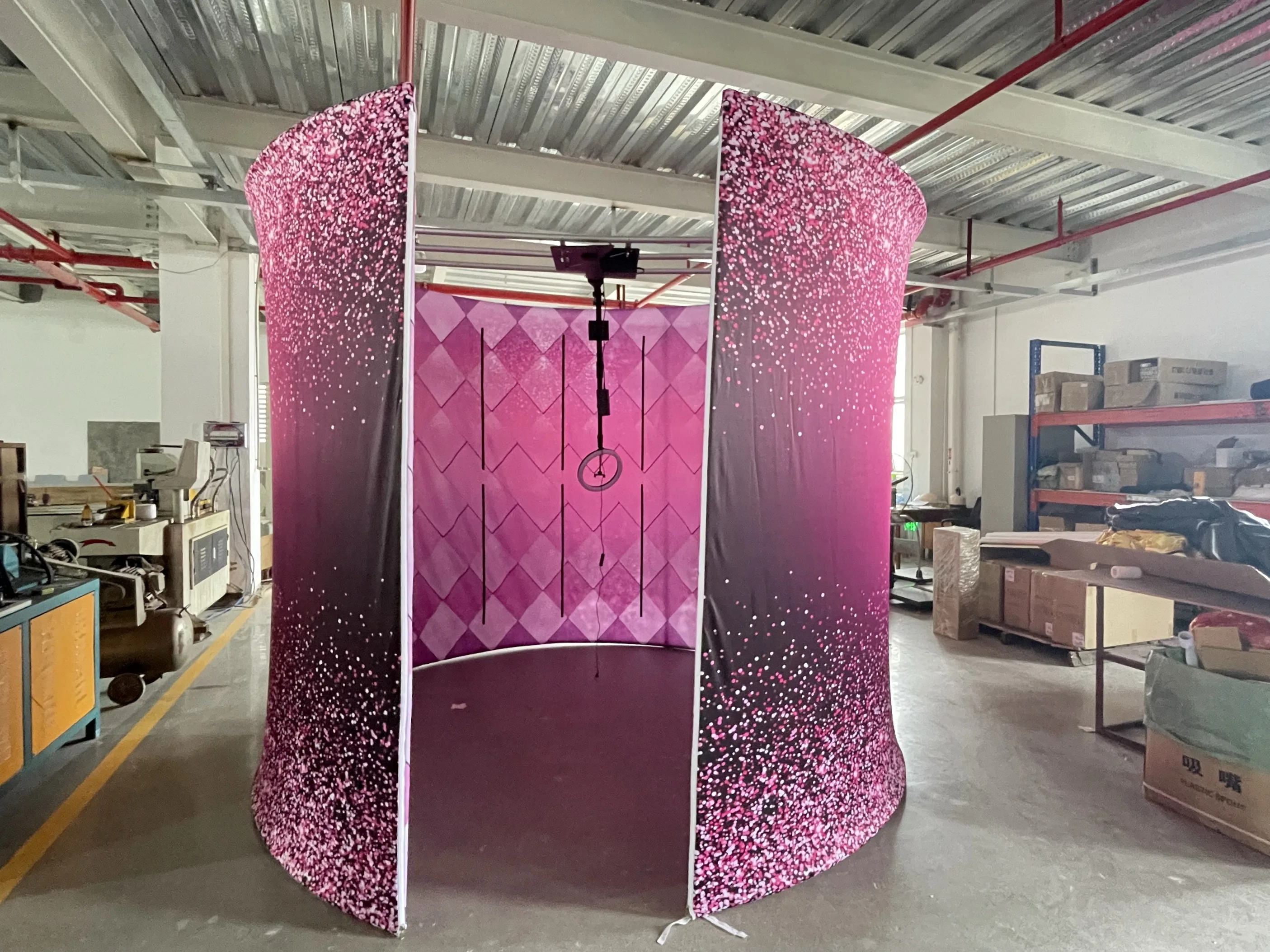 Photo Booth Enclosure Backdrop With LED Light Activity Party Exhibition Other Trade Show Equipment Hcb34698c68594de2a28f87d379e65f2aO