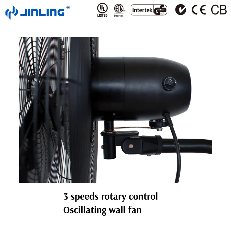 Industrial Wall Mounted Fan, SAA, 500, 650, 750mm - detail 10