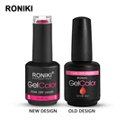 Polish RONIKI Cheap Private Label Uv Gel Custom Soak Off Gel Nail Polish