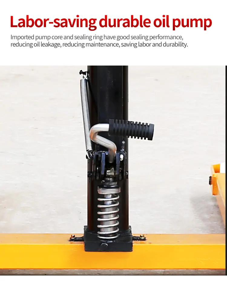high efficiency Hand Truck hydraulic pallet lift Forklift Machine with low price manual stacker