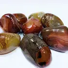 Natural Gem Agate Stone Hot Sale High Quality Natural Gem Crystal Polished Red Carnrlian Agate Quartz Palm Stone