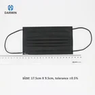 Mask Mask Manufacturer China Manufacturer With CE ISO13485 Type IIR BFE98% Black Disposable Medical Mask Black
