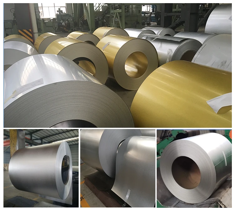 Factory antifinger prepainted aluminium zinc surface coated carbon steel coils