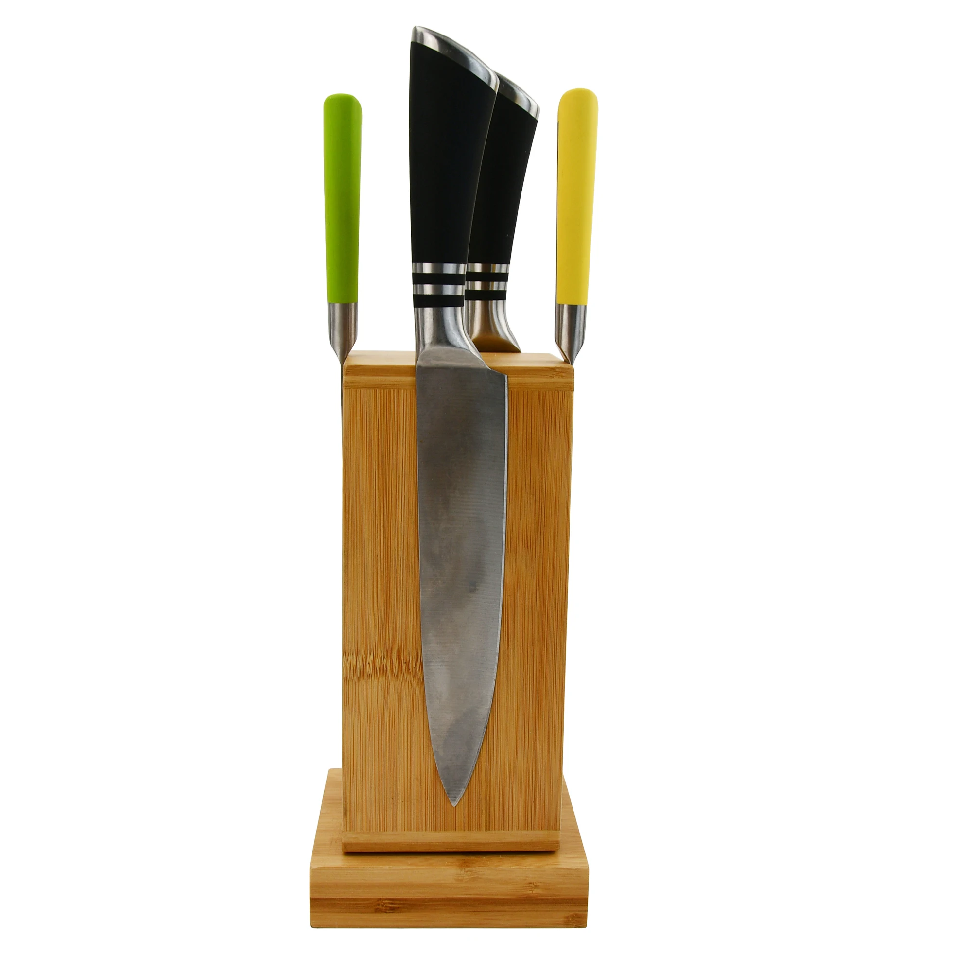 Wholesale Bamboo Knife Holder Large Capacity Kitchen Household Multi Function Knife Storage And Placement Rack