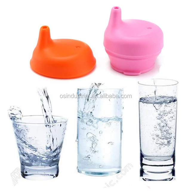Magic baby drinking silicone cup lids non-leak children universal silicone sippy cup lids