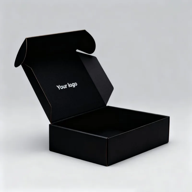 product iso9001 rectangular corrugated gift box for dress flexography silver stamping apparel box high quality mens suit packaging box-4