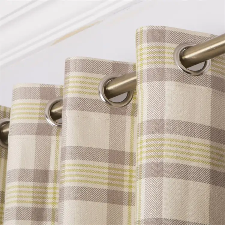 Loom jacquard plaid pattern curtain textile jacquard curtain fabrics turkey