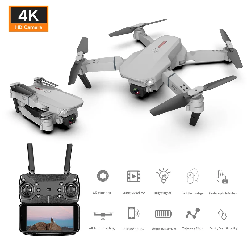 Profession Foldable RC Quadcopter Drone WIFI 1080P/4K HD Camera Photo 