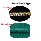 The Most Popular Heart Resin Zipper With Good Quality