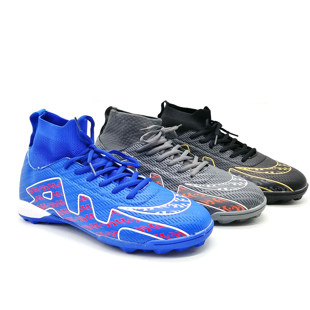 Unique design sports shoes walking High Quality Lace up trainer Athletic Shoes Factory Spike Football  Soccer Shoes