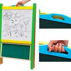 Board Kids Board/ Technical Double Sides Children'S Drawing Easel Board Erasable Portable Kids Painted Frame Board/