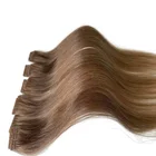 Weft Hair Russian Tape In Hair Extensions Wholesale Virgin Remy Skin Weft Hair Invisible Russian Tape In Hair Extensions