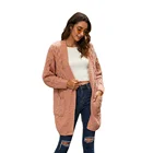 Hoodie 2021 High Quality Knitted Sweater Hoodie Vintage Plus Size Cardigan For Women