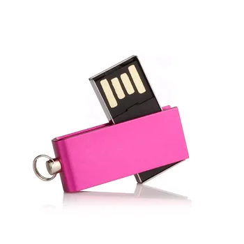 Twister USB swivel with custom logo 2.0 4GB 8GB mini metal flash memory 16GB pendrive