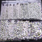 Nail Nail Decoration 3d Nail Art Hot Sale 7 Styles Colorful Blingbling Rhinestone Nail Art Decoration 3d Glitter Rhinestone