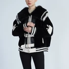 Sheep Jacket Hot Selling Economical Custom Design Women's Sheep Fur Jacket