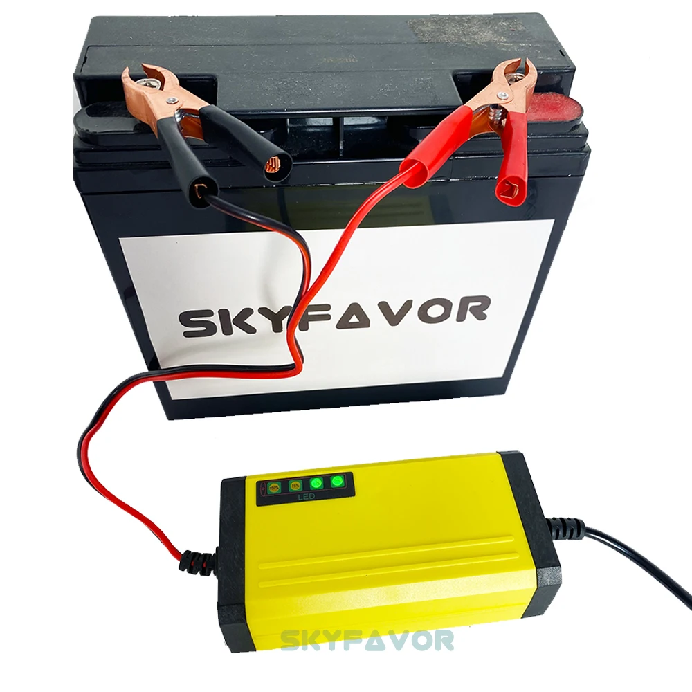 Fast delivery 12V battery charger 12V 2A smart automatic 12 volt gel agm vrla lead acid motorcycle car battery charger