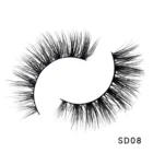 Eyelash Natural Mink Lash Vendor Eyelash Mini Suitcase Hand Made Natural Long Fluffy Mink Eyelash