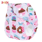Boy Panties Smile Bear Baby Boy Girl Print Cloth Diapers Newborn Toddler Panties Reusable Nappies